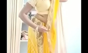 Swathi naidu changing saree and object be prepared escapist short film shooting